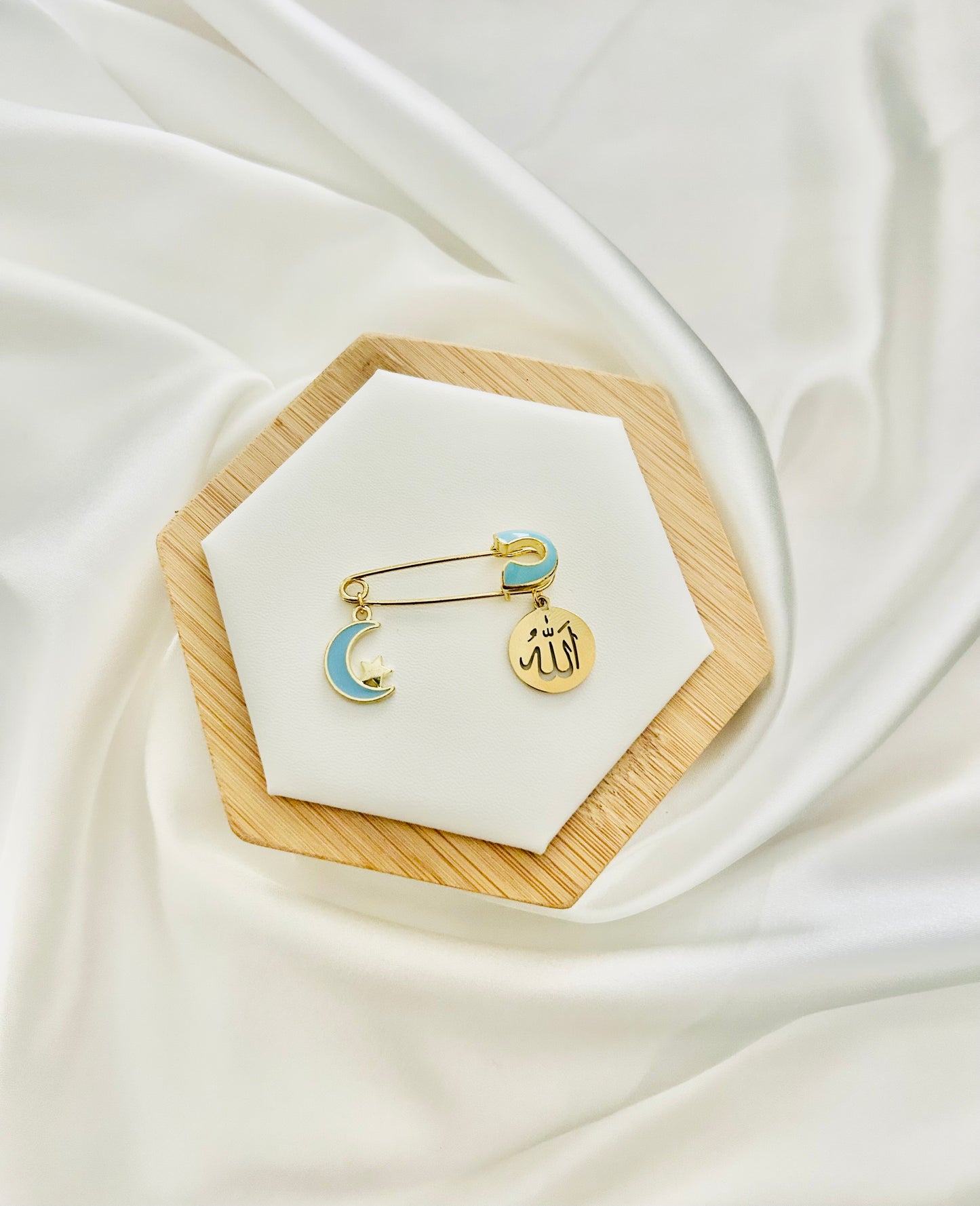 Blue & Gold Blessing Pin