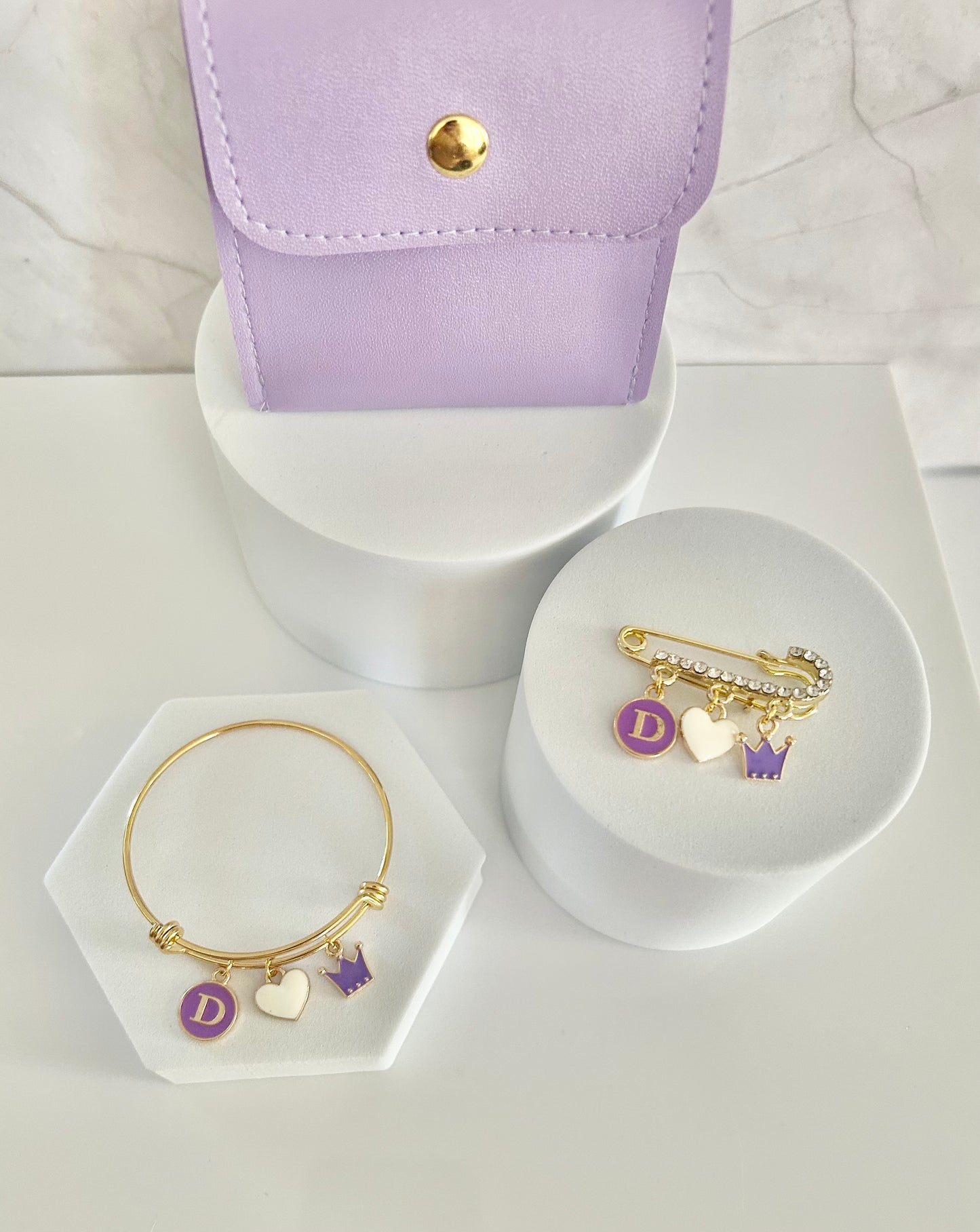 Purple Treasure Bangle