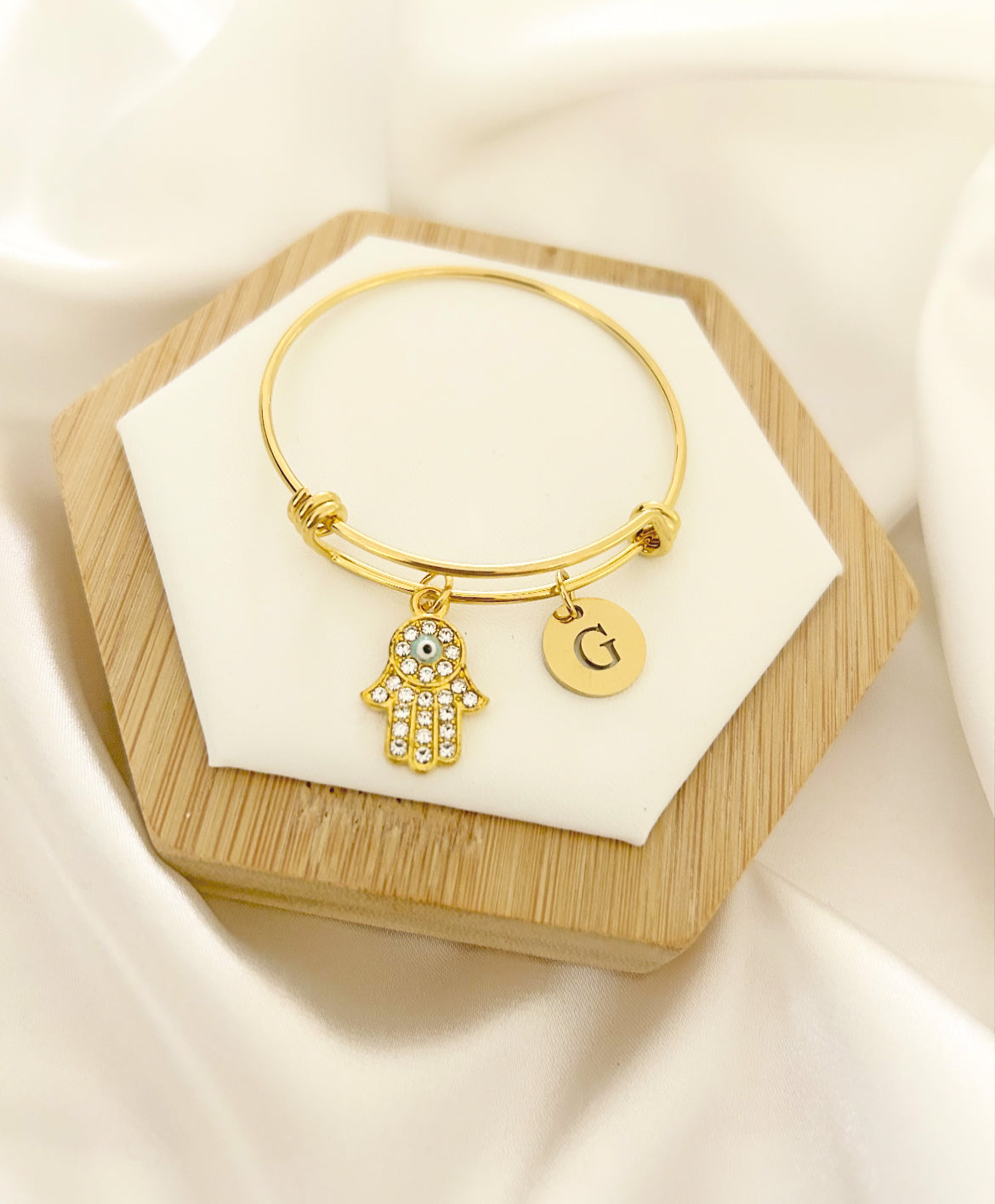 Hamsabelle Charm Bangle
