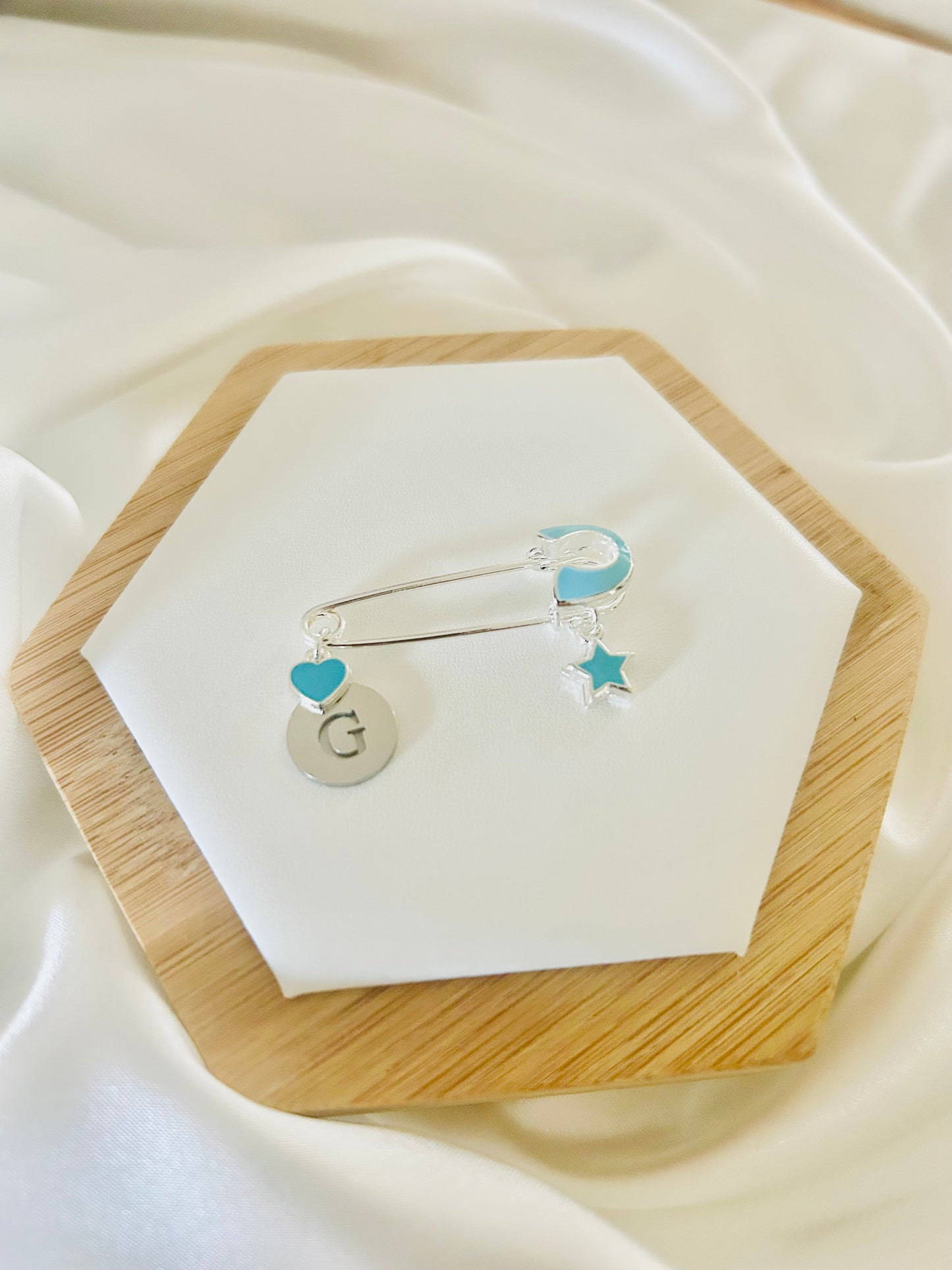 Twinkle and Love Baby Blue Pin